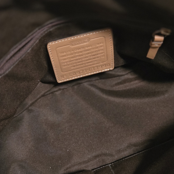 Highly Sought Out Vintage Coach F13390 Tattersall Tweed Satchel - Picture 9 of 12